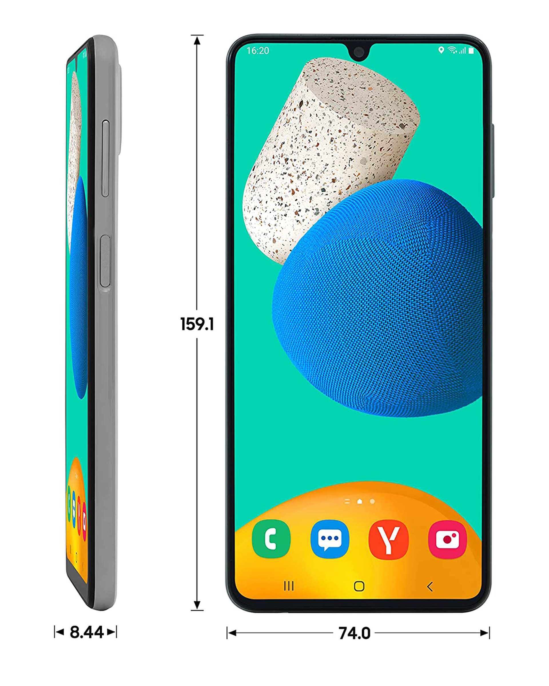 گوشی موبایل سامسونگ مدل Galaxy M32 دو سیم کارت ظرفیت 128 گیگابایت و رم 6 گیگابایت سفید