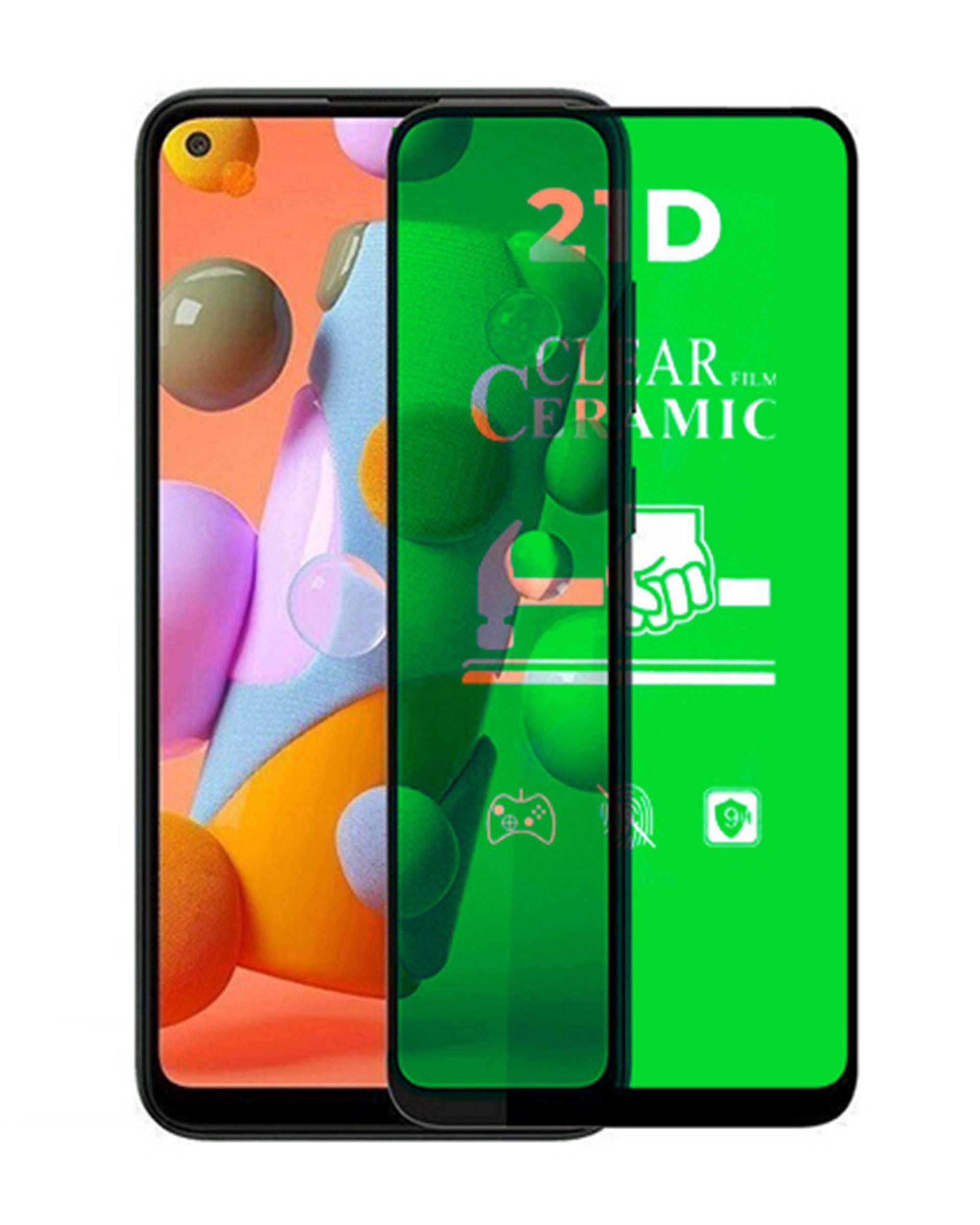 محافظ صفحه نمایش سامسونگ Galaxy A21s مدل سرامیکی شفاف سورا