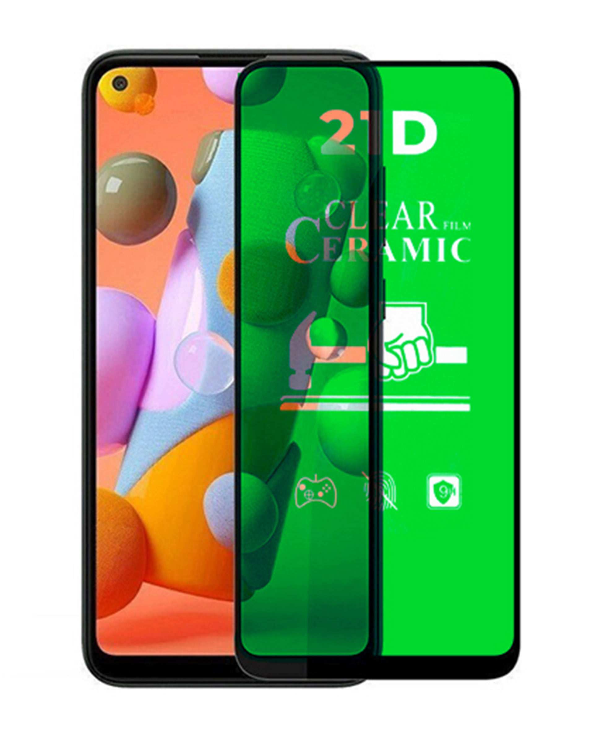 محافظ صفحه نمایش سامسونگ Galaxy A21s مدل meitubl سرامیکی شفاف سورا