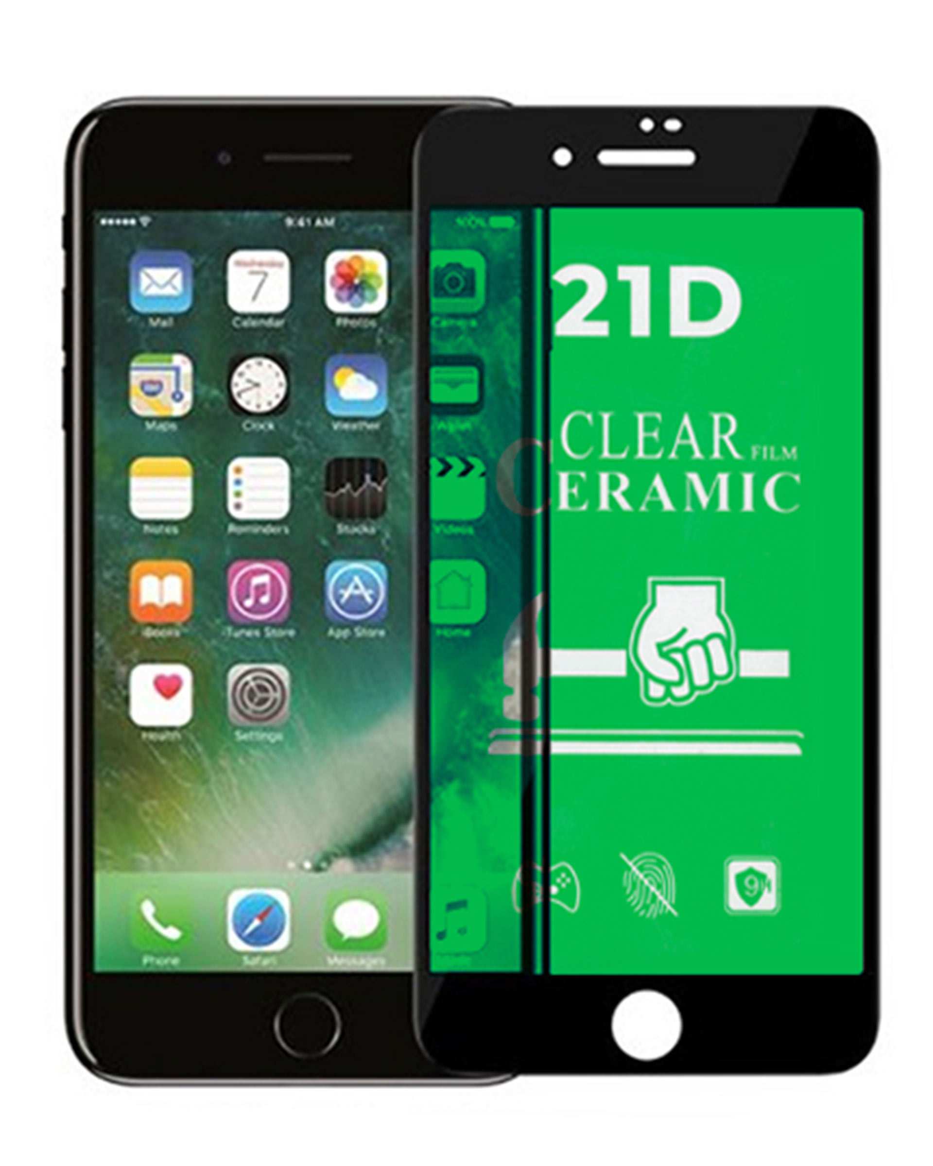 محافظ صفحه نمایش اپل iPhone 6Plus/6sPlus/7Plus/8Plus مدل CCF21 مشکی سورا