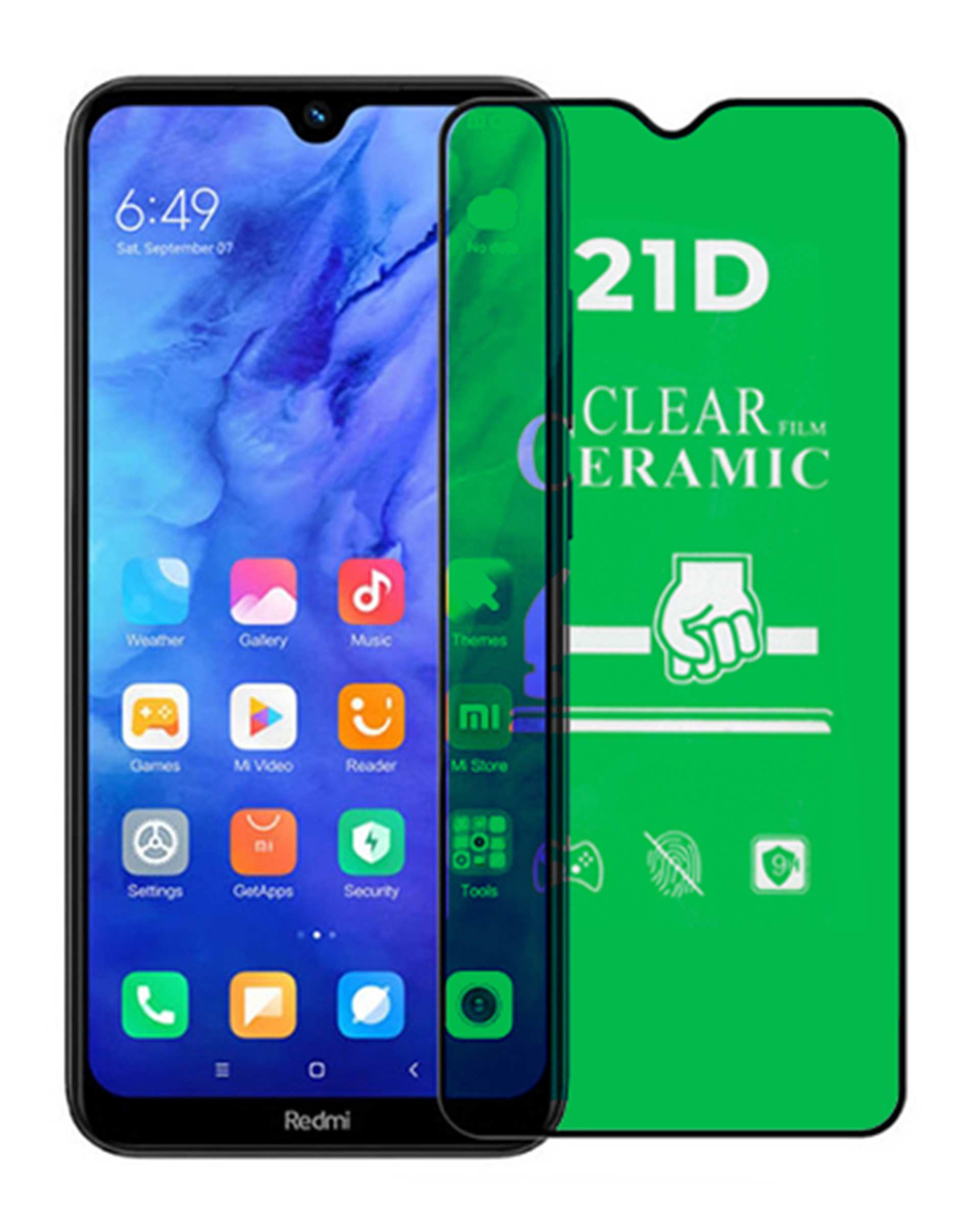 محافظ صفحه نمایش شیائومی Redmi Note 8 مدل meitubl CCF21 سرامیکی مات سورا