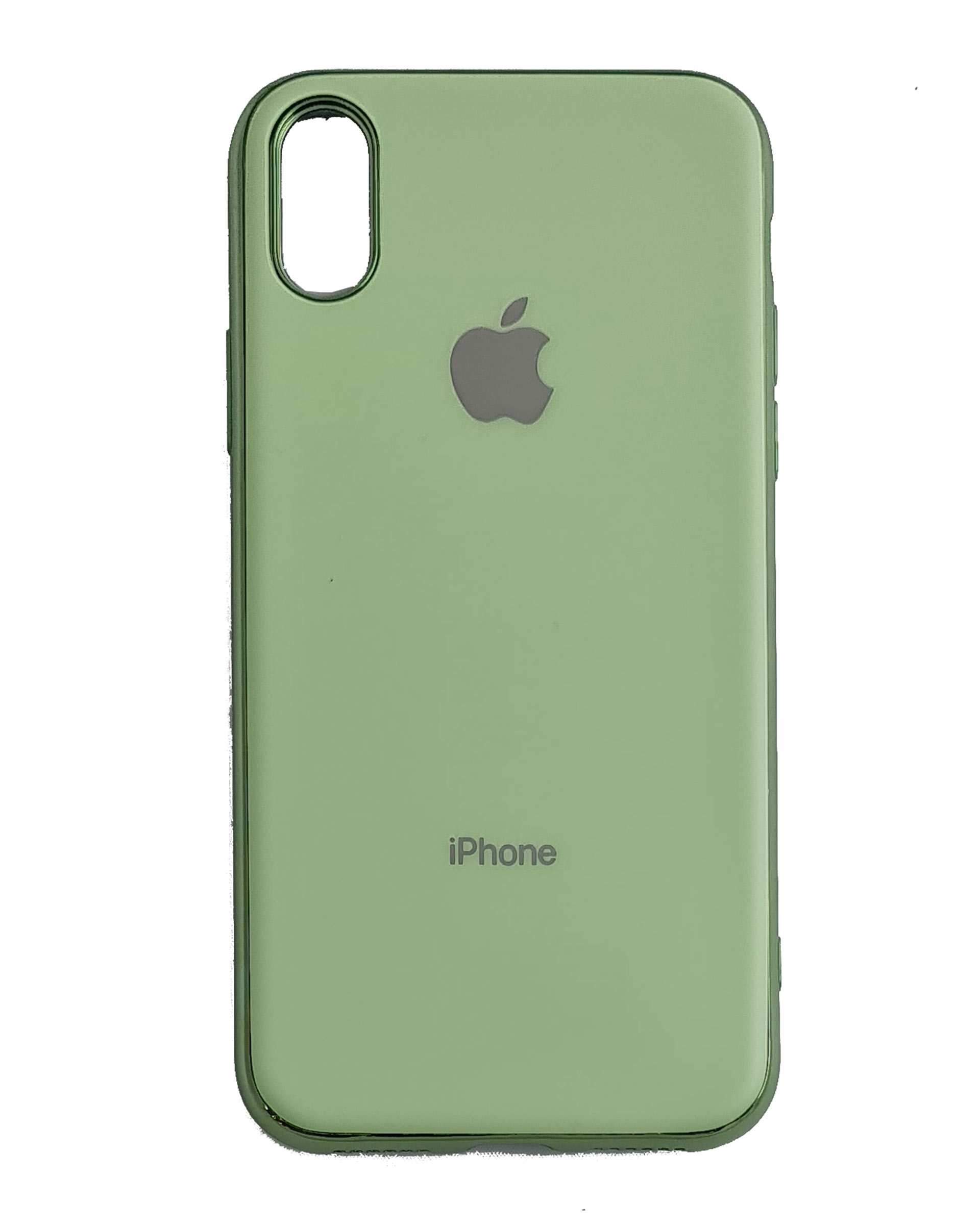 قاب گوشی اپل iPhone X/XS کد 295 سبز روشن My Case