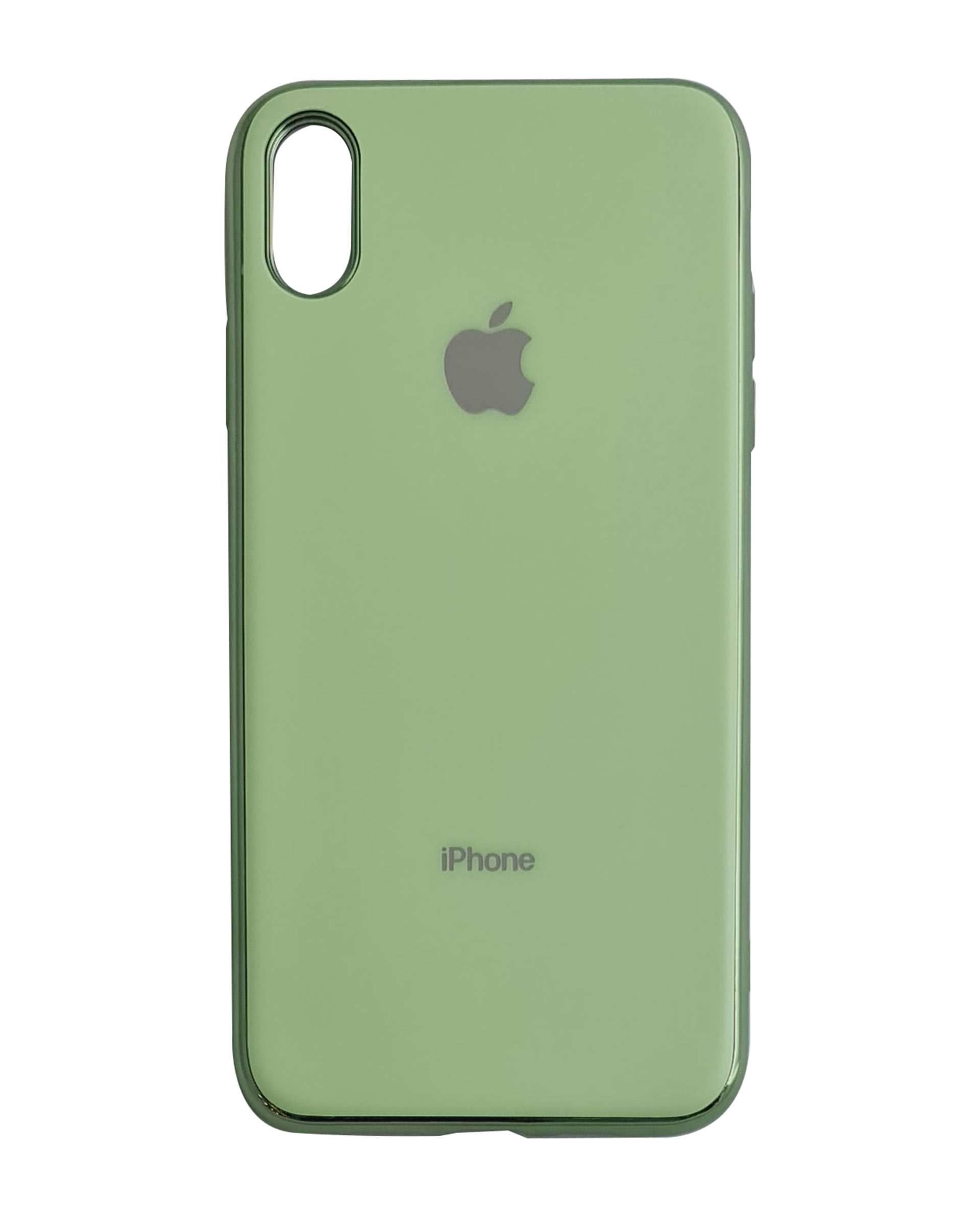 قاب گوشی اپل iPhone XS Max کد 288 سبز روشن My Case