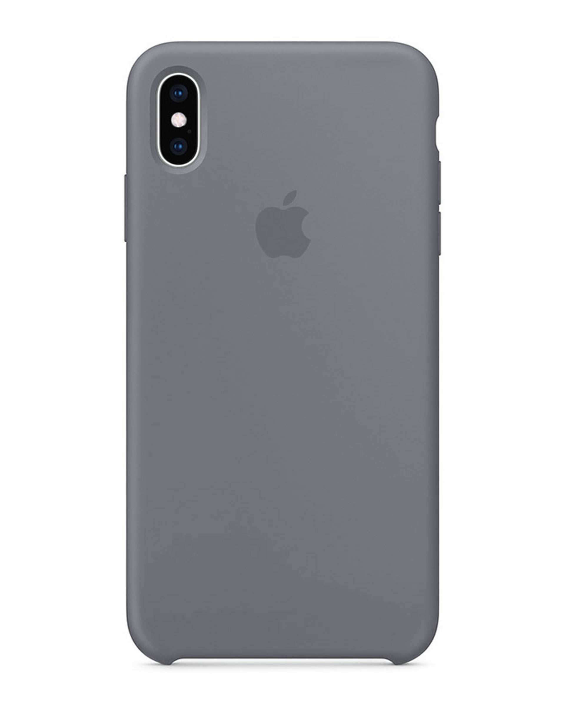 قاب گوشی سیلیکونی اپل iPhone XS طوسی سورا کد 340 - اصل