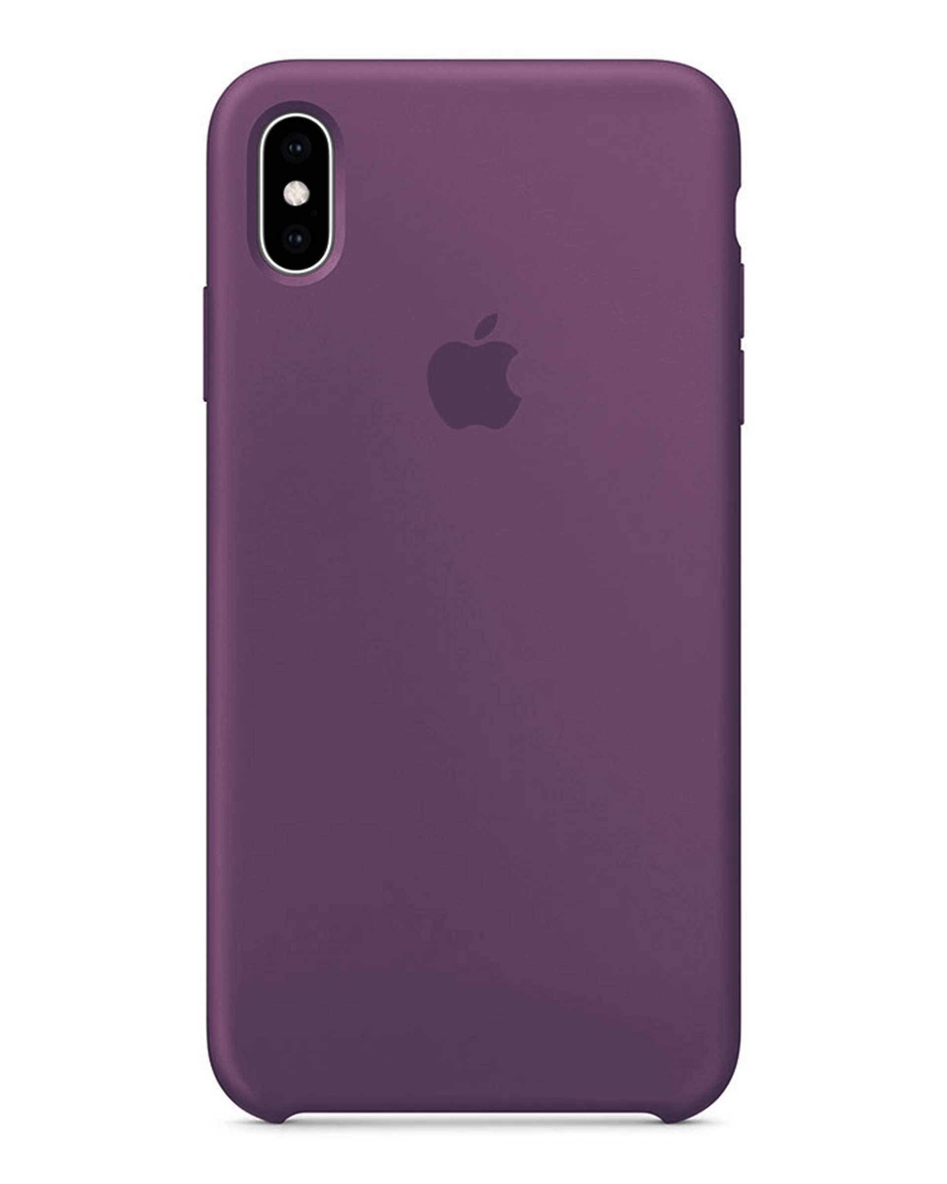 قاب گوشی سیلیکونی اپل iPhone XS Max بنفش سورا کد 343 - اصل