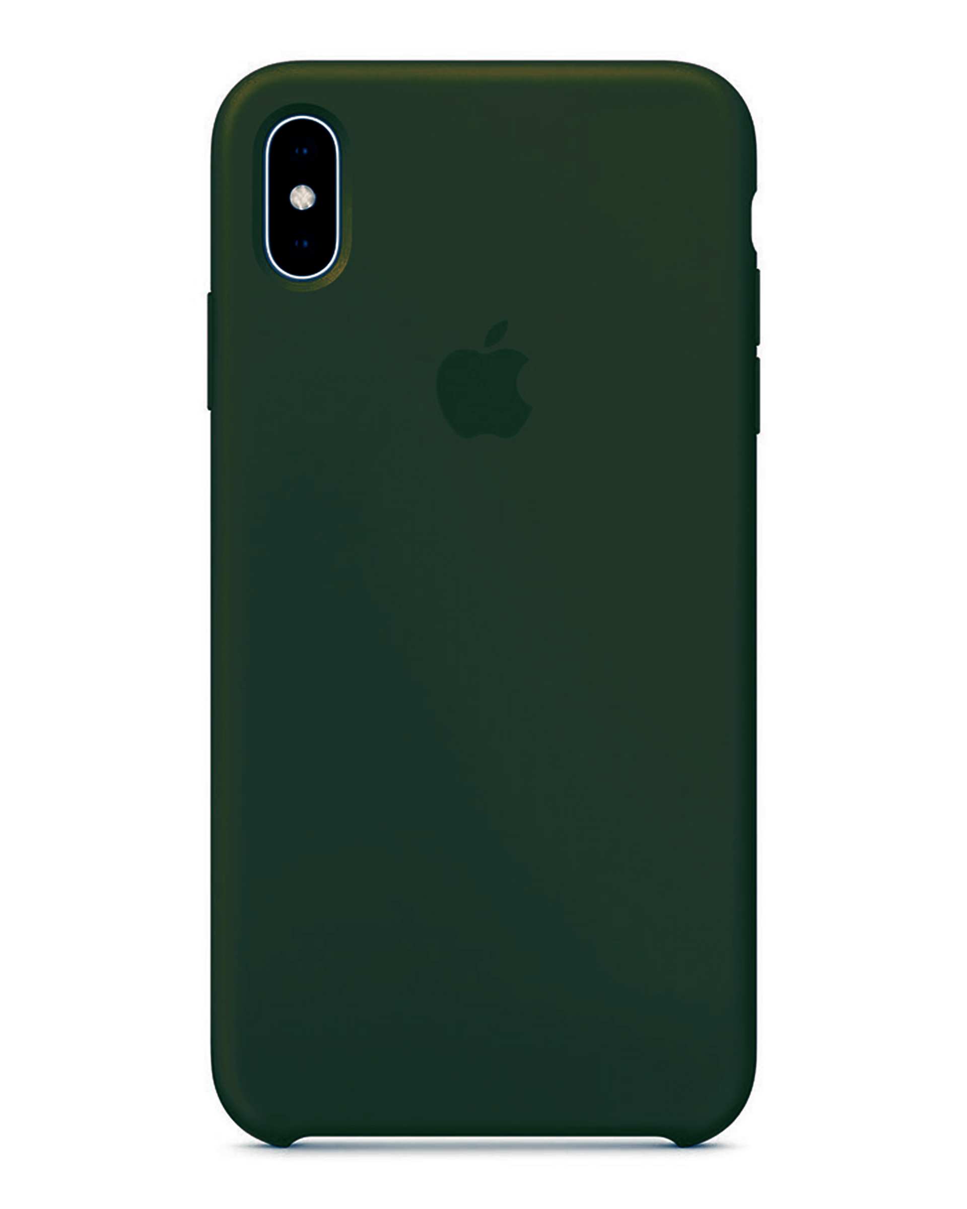 قاب گوشی سیلیکونی اپل iPhone XS Max سبز یشمی سورا کد 342 - اصل