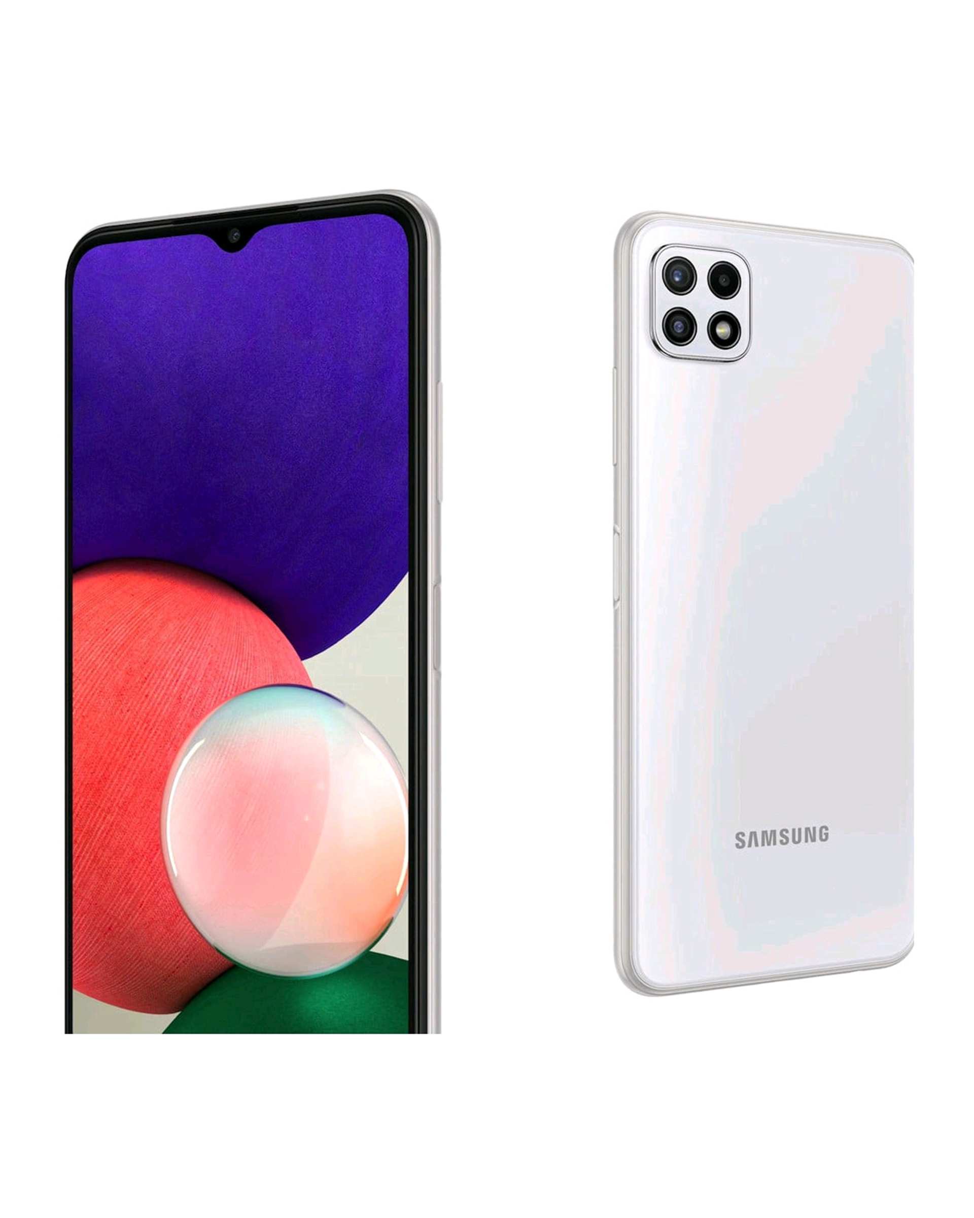 گوشی موبایل سامسونگ مدل Galaxy A22 5G دو سیم کارت ظرفیت 128 گیگابایت و رم 4 گیگابایت سفید 