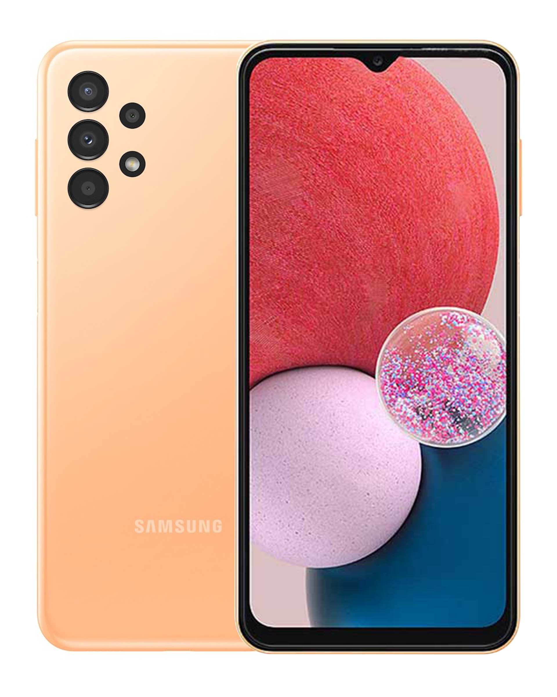 گوشی موبایل سامسونگ مدل Galaxy A13 4G دو سیم کارت ظرفیت 128 گیگابایت و رم 4 گیگابایت هلویی