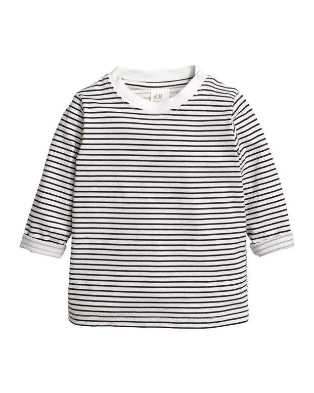 ست سرهمی و تی‌شرت پسرانه H&M