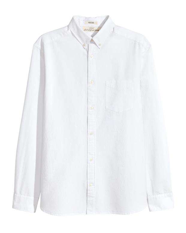 پیراهن مردانه سفید H&M