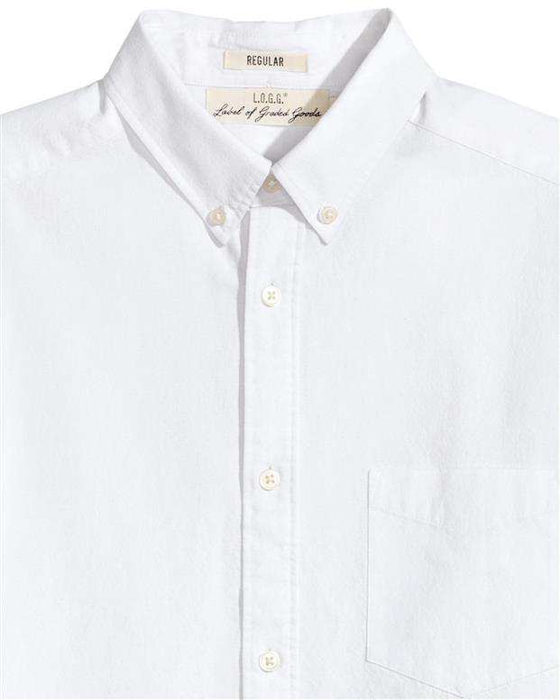 پیراهن مردانه سفید H&M