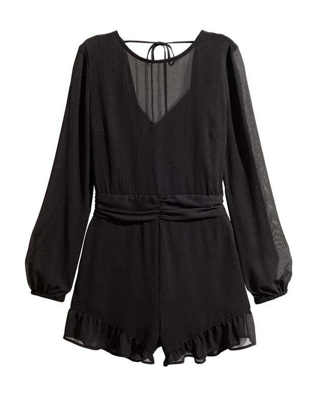 پیراهن زنانه فون حریر مشکی H&M
