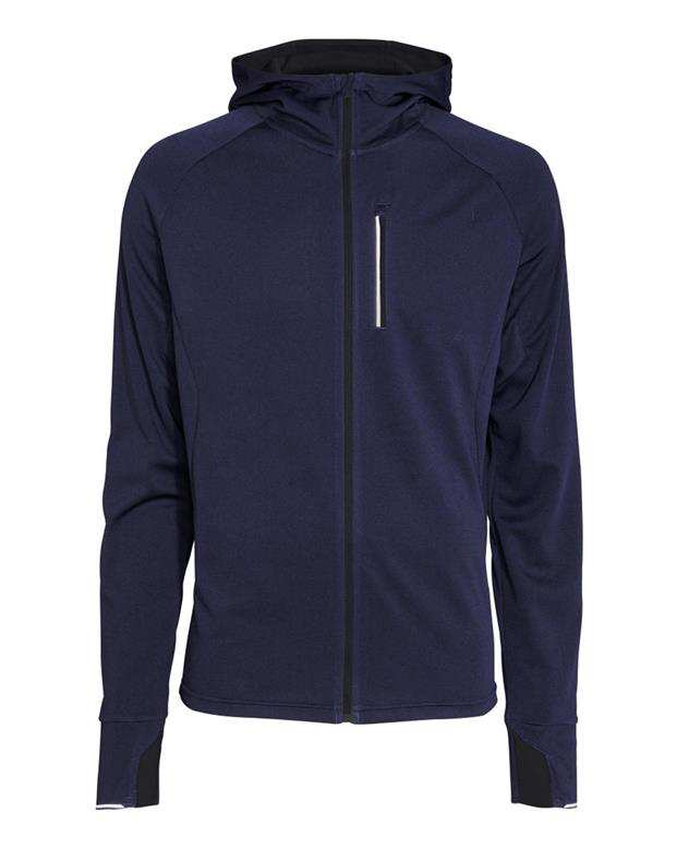 سویشرت مردانه کلاه‌دار سرمه‌ای H&M