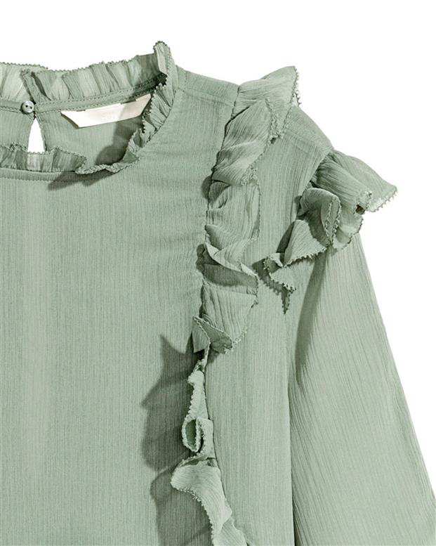 بلوز زنانه سبز H&M