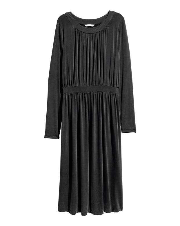 پیراهن زنانه فون سرمه ای H&M