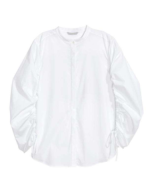 بلوز زنانه نخی سفید H&M