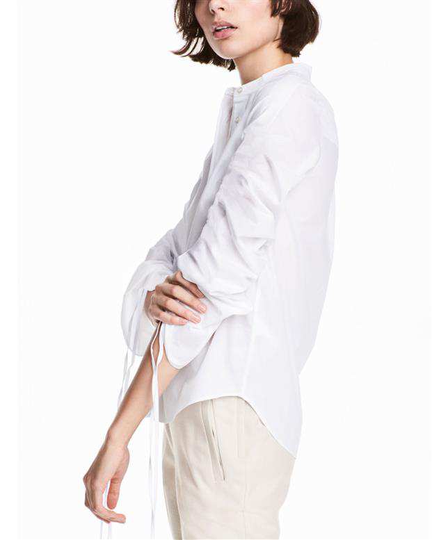 بلوز زنانه نخی سفید H&M
