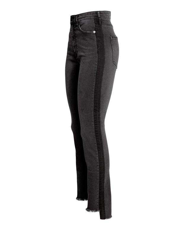 شلوار جین زنانه زغالی H&M