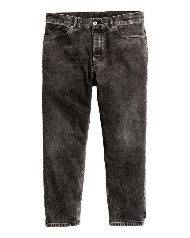 شلوار جین مردانه زغالی H&M