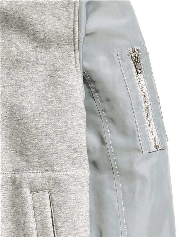 سویشرت مردانه طوسی ملانژ H&M