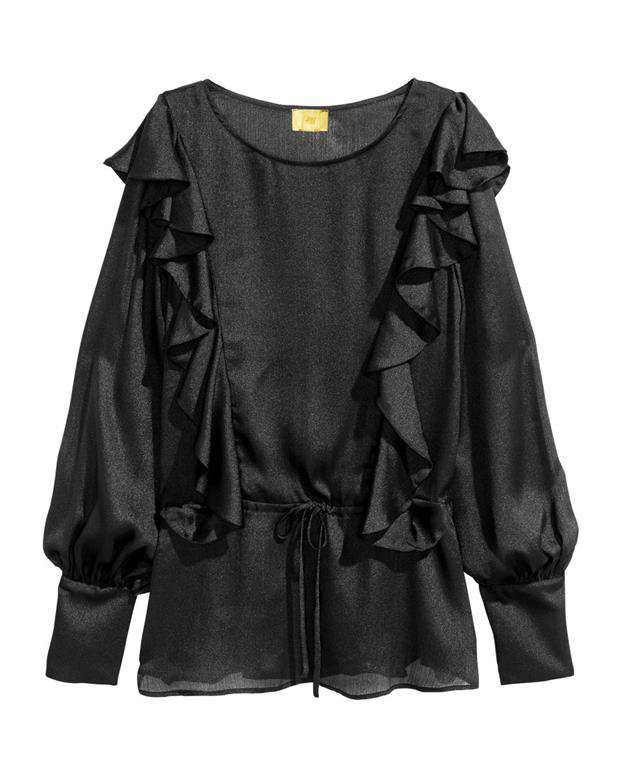بلوز زنانه مشکی H&M