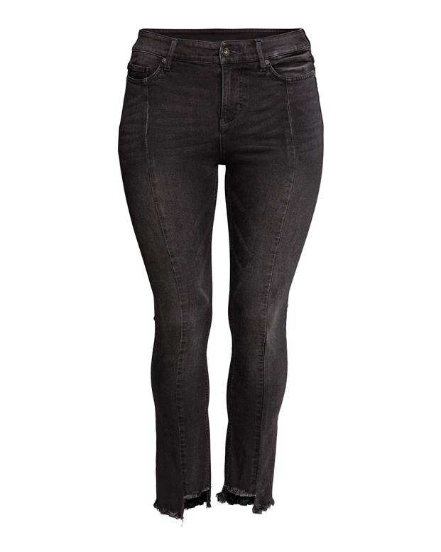 شلوار جین زنانه زغالی H&M