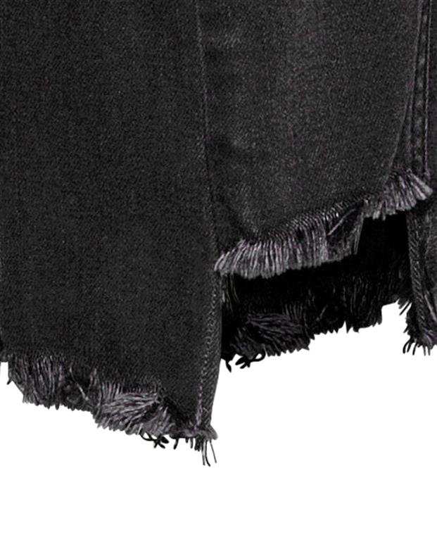 شلوار جین زنانه زغالی H&M