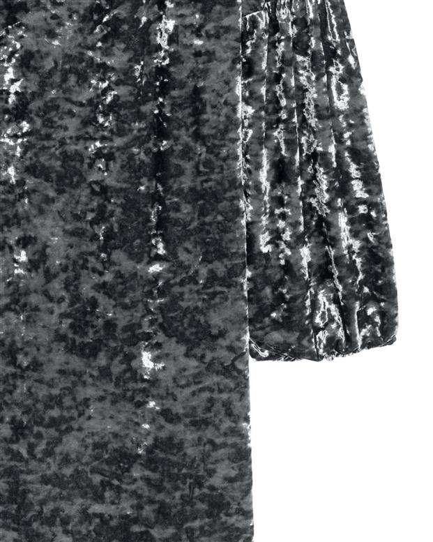 پیراهن زنانه مخمل سبزطوسی H&M