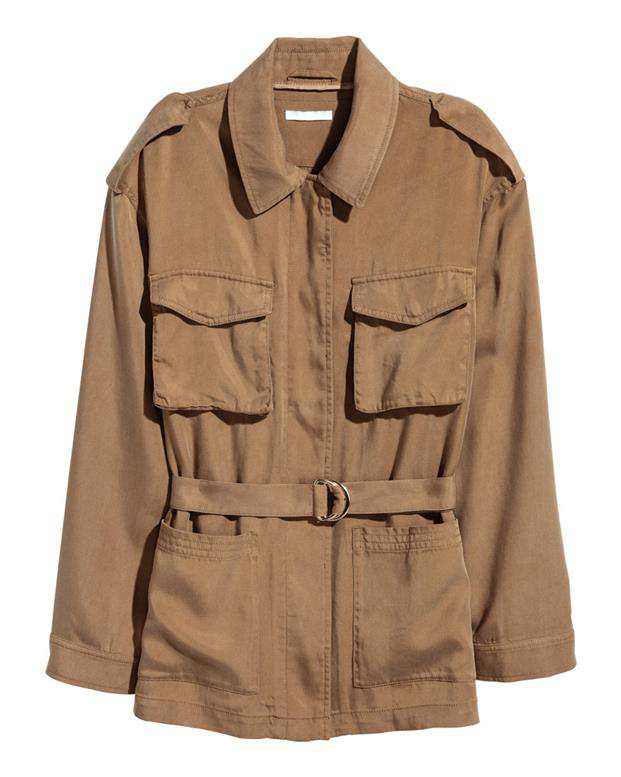 کت زنانه قهوه‌ای H&M