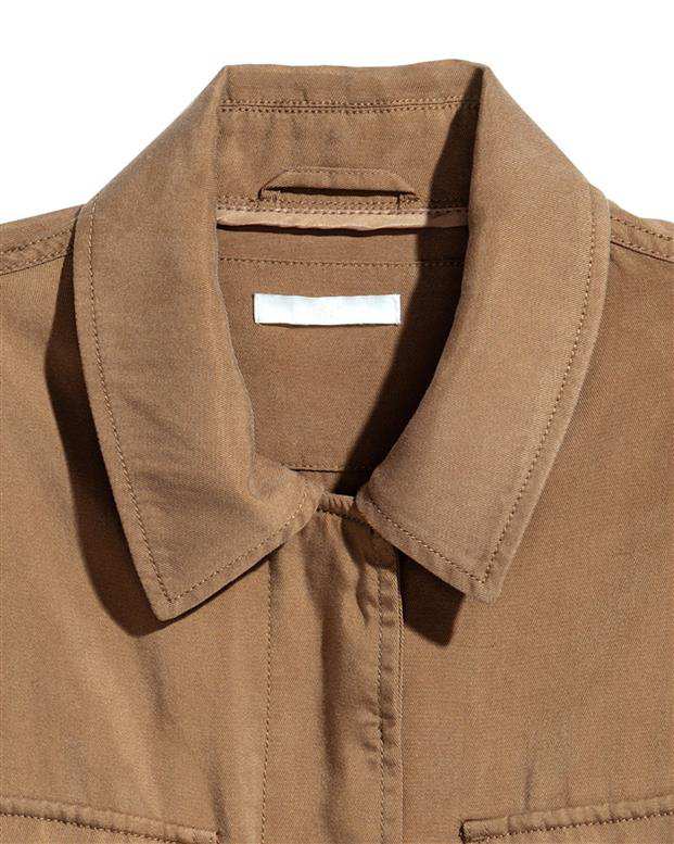 کت زنانه قهوه‌ای H&M