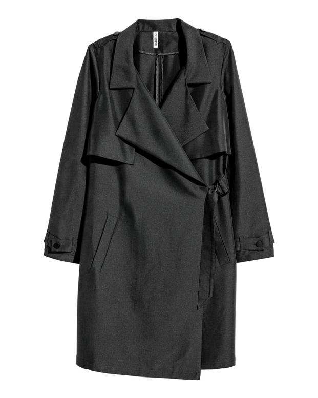 مانتو زنانه زغالی H&M