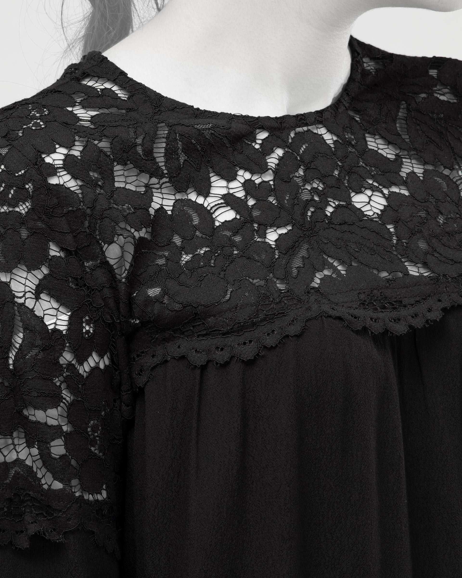 پیراهن زنانه کوتاه مشکی H&M