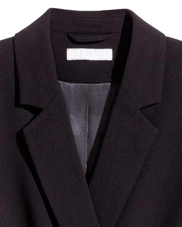 مانتو زنانه کتی مشکی H&M