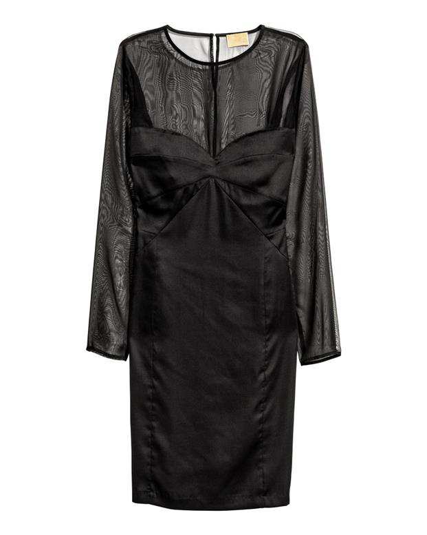 پیراهن زنانه مجلسی راسته مشکی H&M