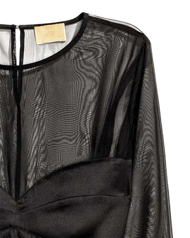 پیراهن زنانه مجلسی راسته مشکی H&M