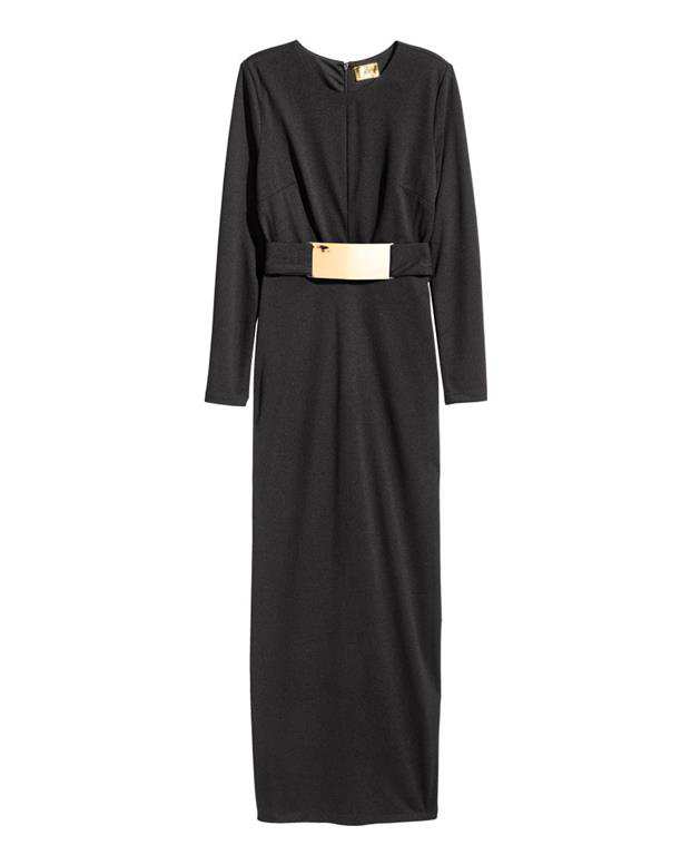 پیراهن زنانه راسته مشکی H&M