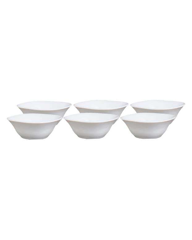 سرویس 6 عددی پیاله چهارگوش سفید Arcopal