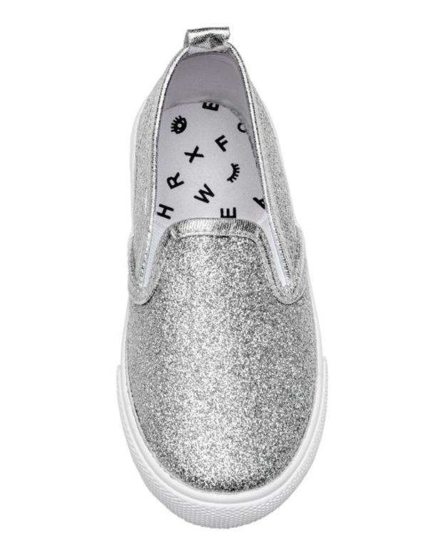 کفش دخترانه کژوال نقره‌ای اکلیلی H&M