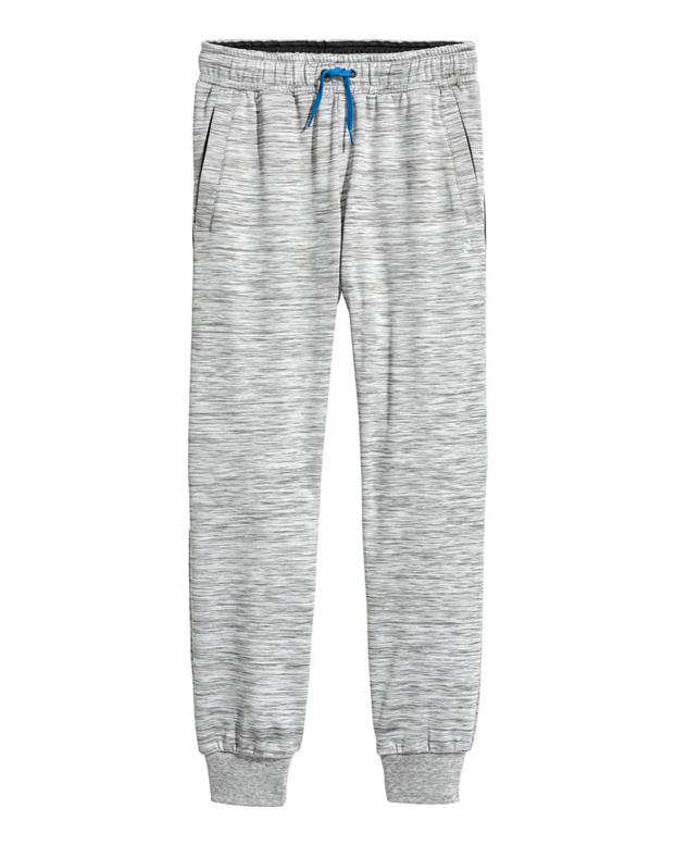 شلوار پسرانه اسلش طوسی ملانژ H&M