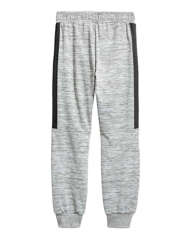 شلوار پسرانه اسلش طوسی ملانژ H&M