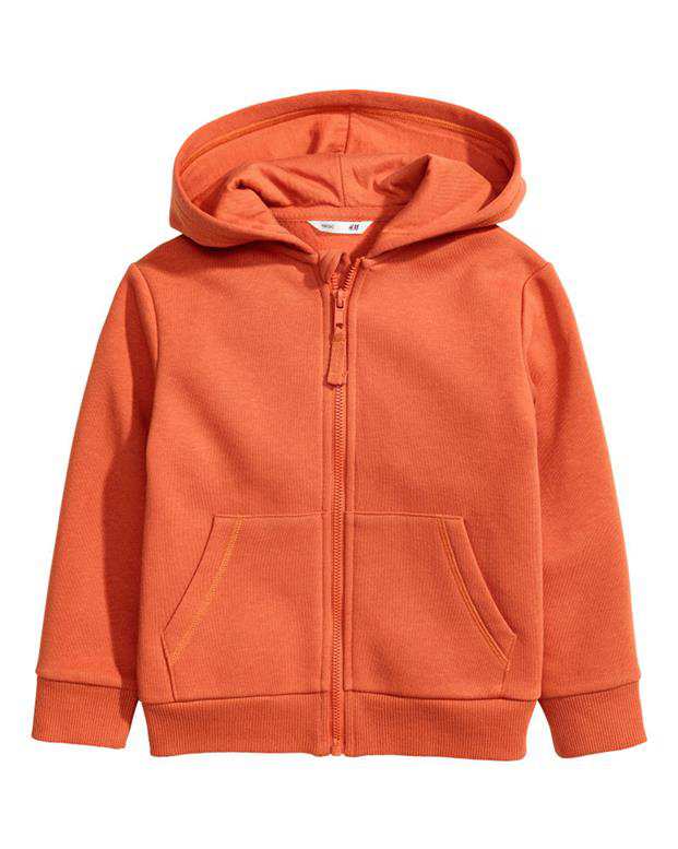 سویشرت پسرانه کلاه‌دار نارنجی H&M