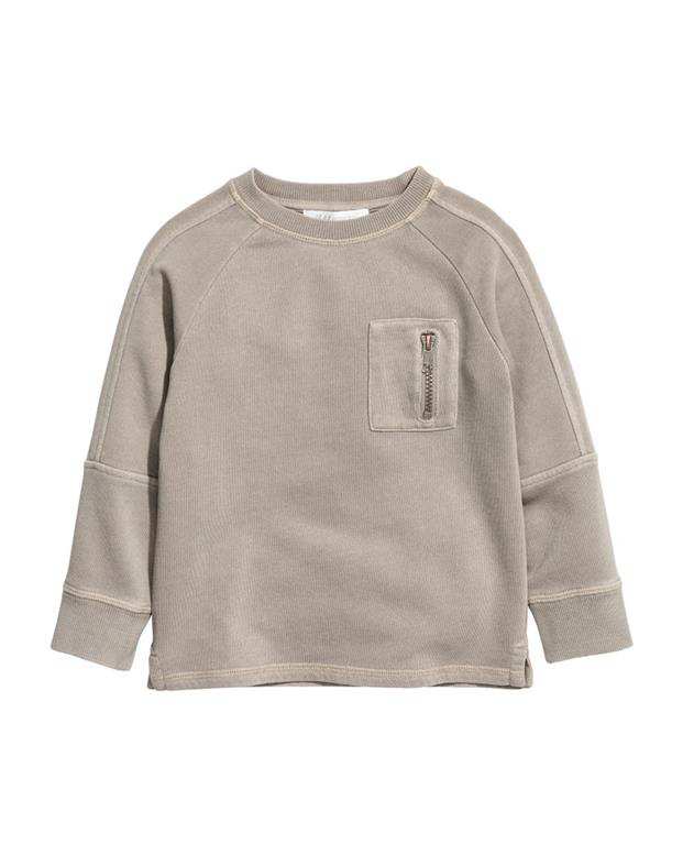 سویشرت پسرانه طوسی H&M