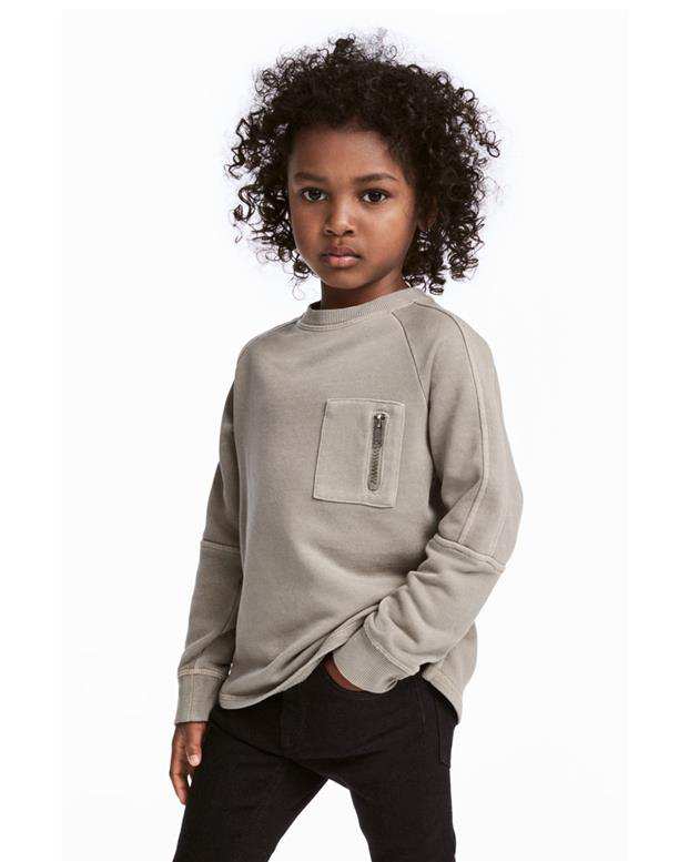 سویشرت پسرانه طوسی H&M