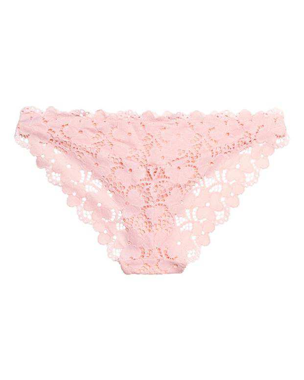 شورت زنانه گیپور گلبهی H&M