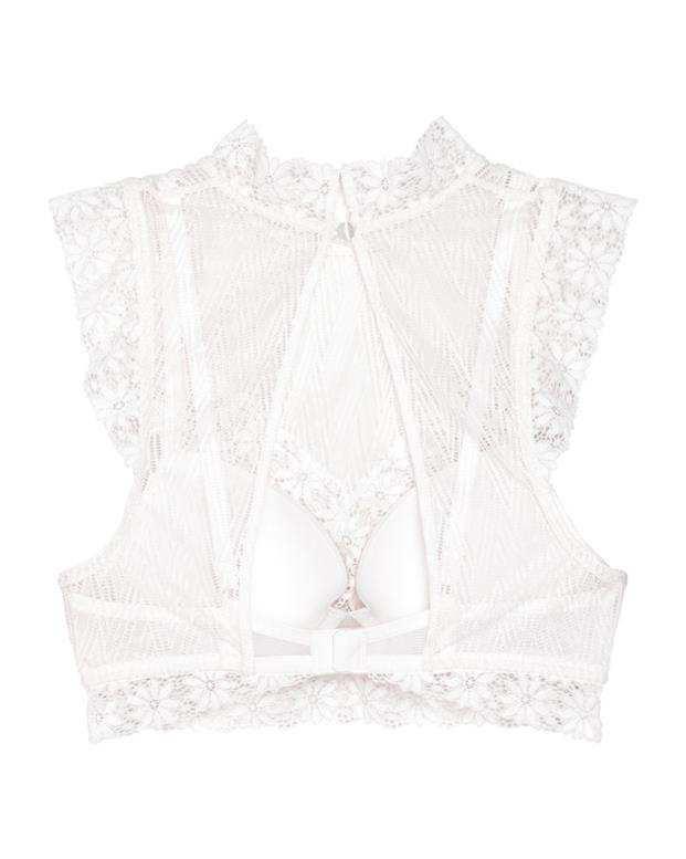 سوتین زنانه فنری اسفنجی Push Up سفید H&M