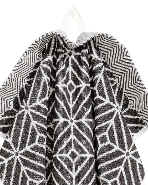 حوله دست و صورت طوسی تیره سفید H&M