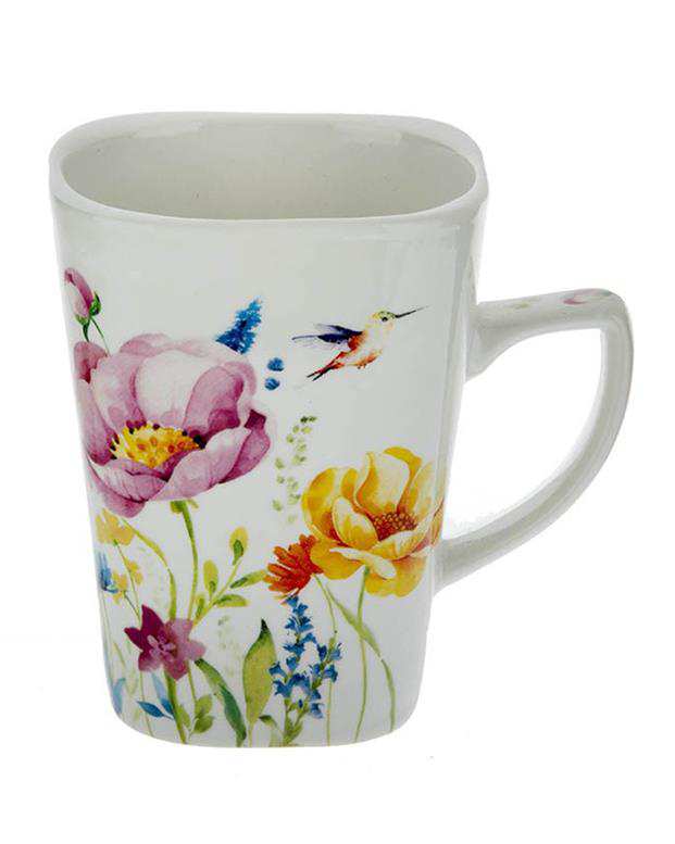 ماگ سرامیکی طرح گل Vintage