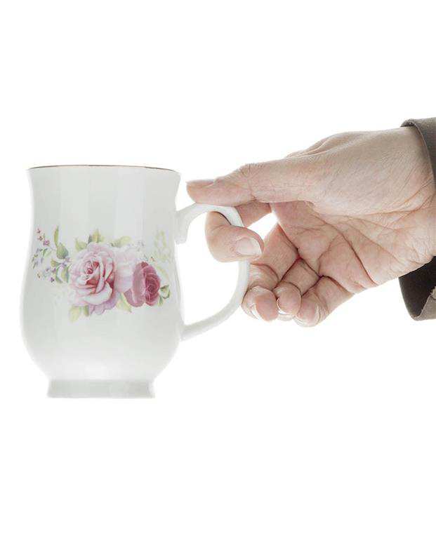 ماگ سرامیکی طرح گل Vintage