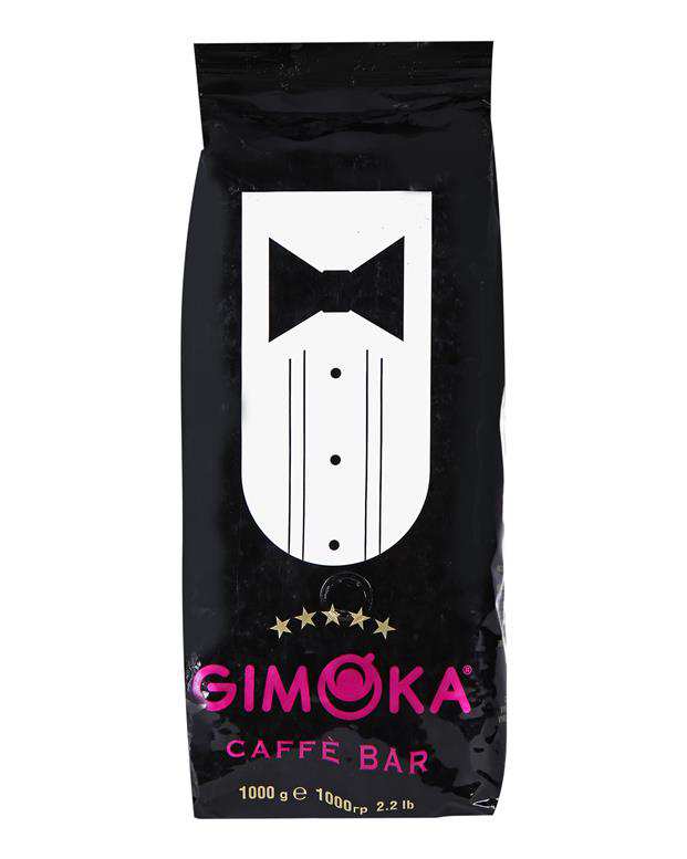 دانه قهوه 5 ستاره 1 کیلویی Gimoka