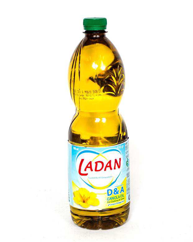 روغن مایع کانولا  810 گرمی لادن
